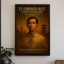 St. Lorenzo Ruiz A Faith Unyielding Poster PosterGoat