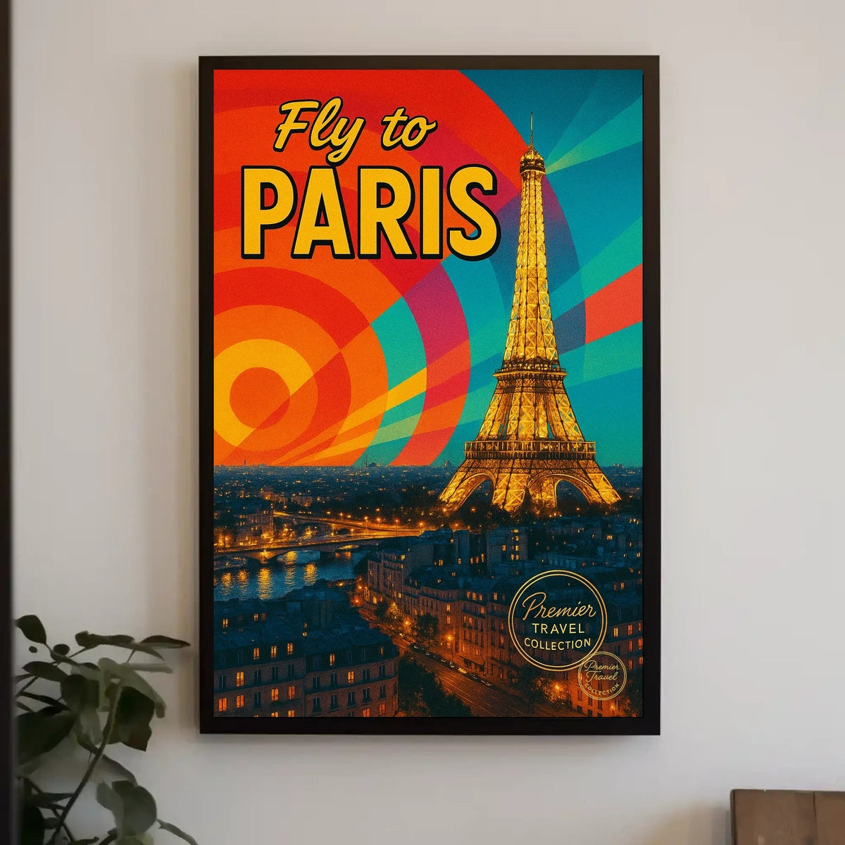 Fly To Paris Poster