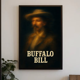 Buffalo Bill Wild West Historical Poster
