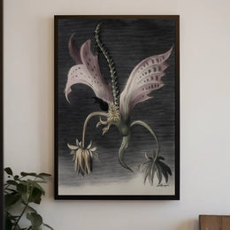 Ethereal Alien Flora Abstract Art Poster PosterGoat