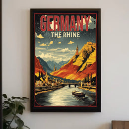 Germany The Rhine Poster