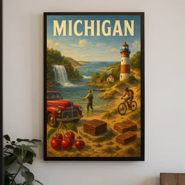 Discover Michigan Poster