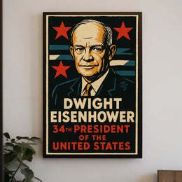 Dwight Eisenhower 34th President Poster
