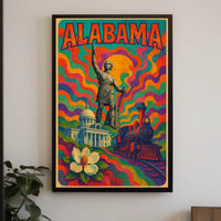 Vibrant Alabama Poster
