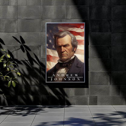 Andrew Johnson 17th President Of The United States Portrait
