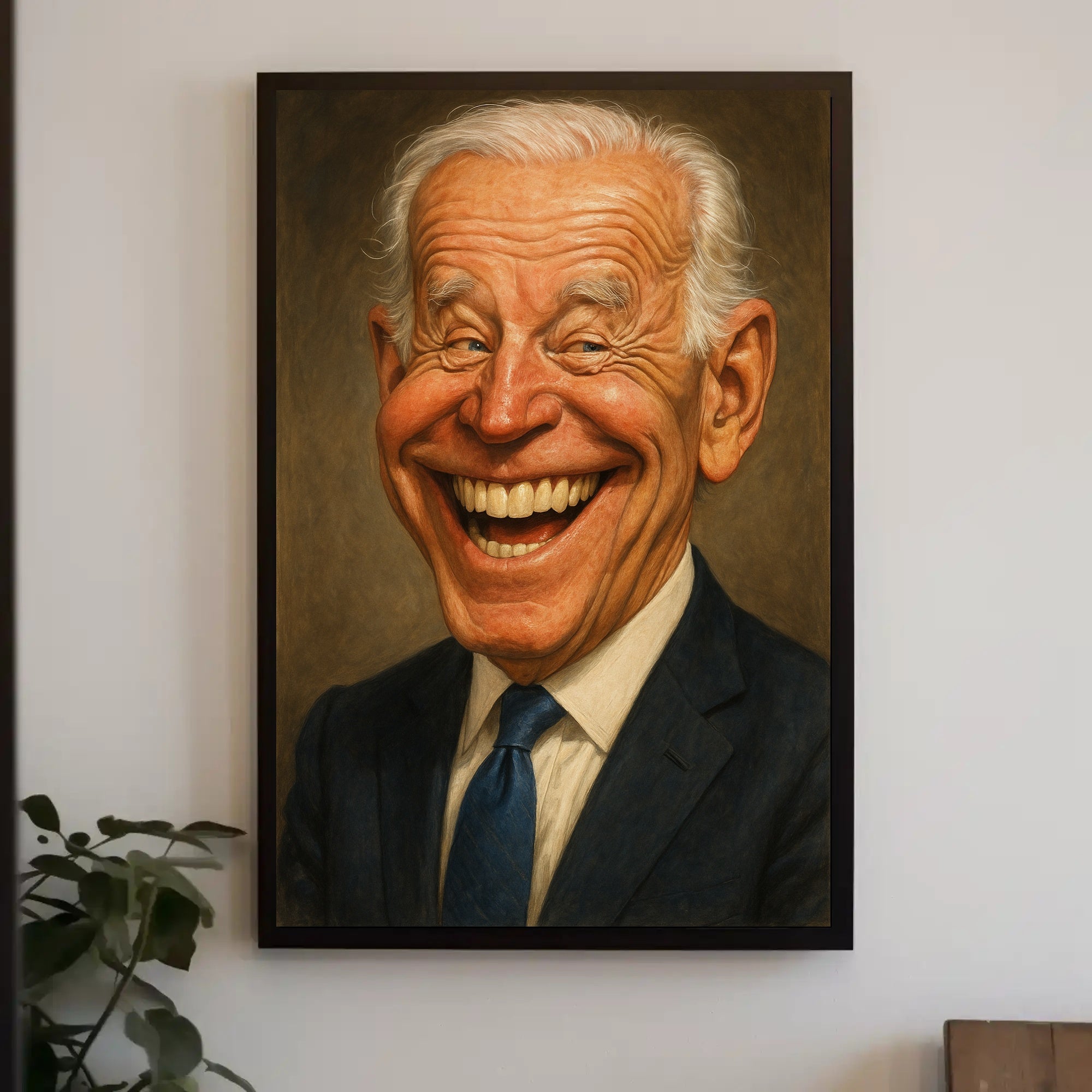 Joe Biden Caricature Poster PosterGoat