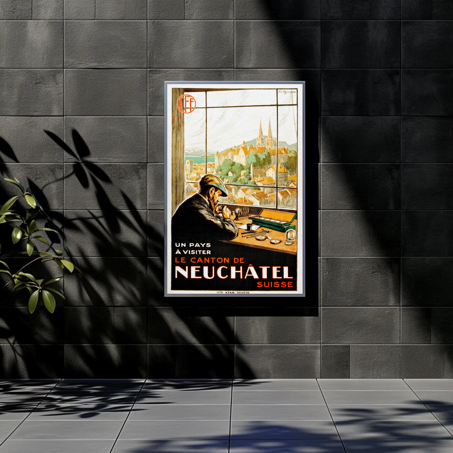 Neuchâtel - A Country to Visit Poster