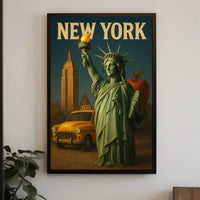 New York Iconography Poster