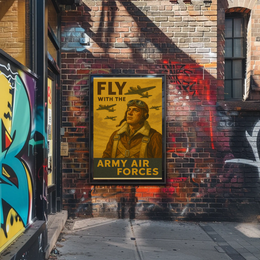 Fly with the Army Air Forces Recruitment Poster