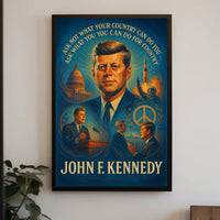 1960s Leadership Visionary Poster: Space and Governance