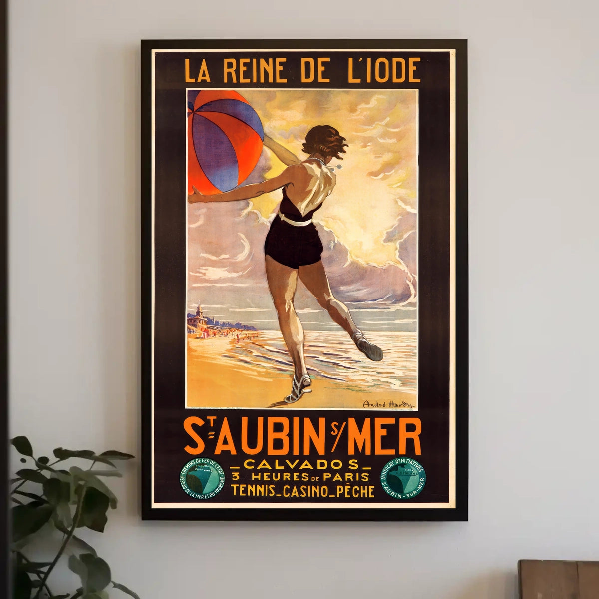 La Reine De LIode St. Aubin-Sur-Mer Poster