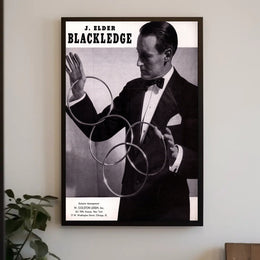 Vintage Magician Illusionist Poster from Mid-20th Century Era