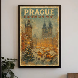 Bohemian Noël In Prague Poster