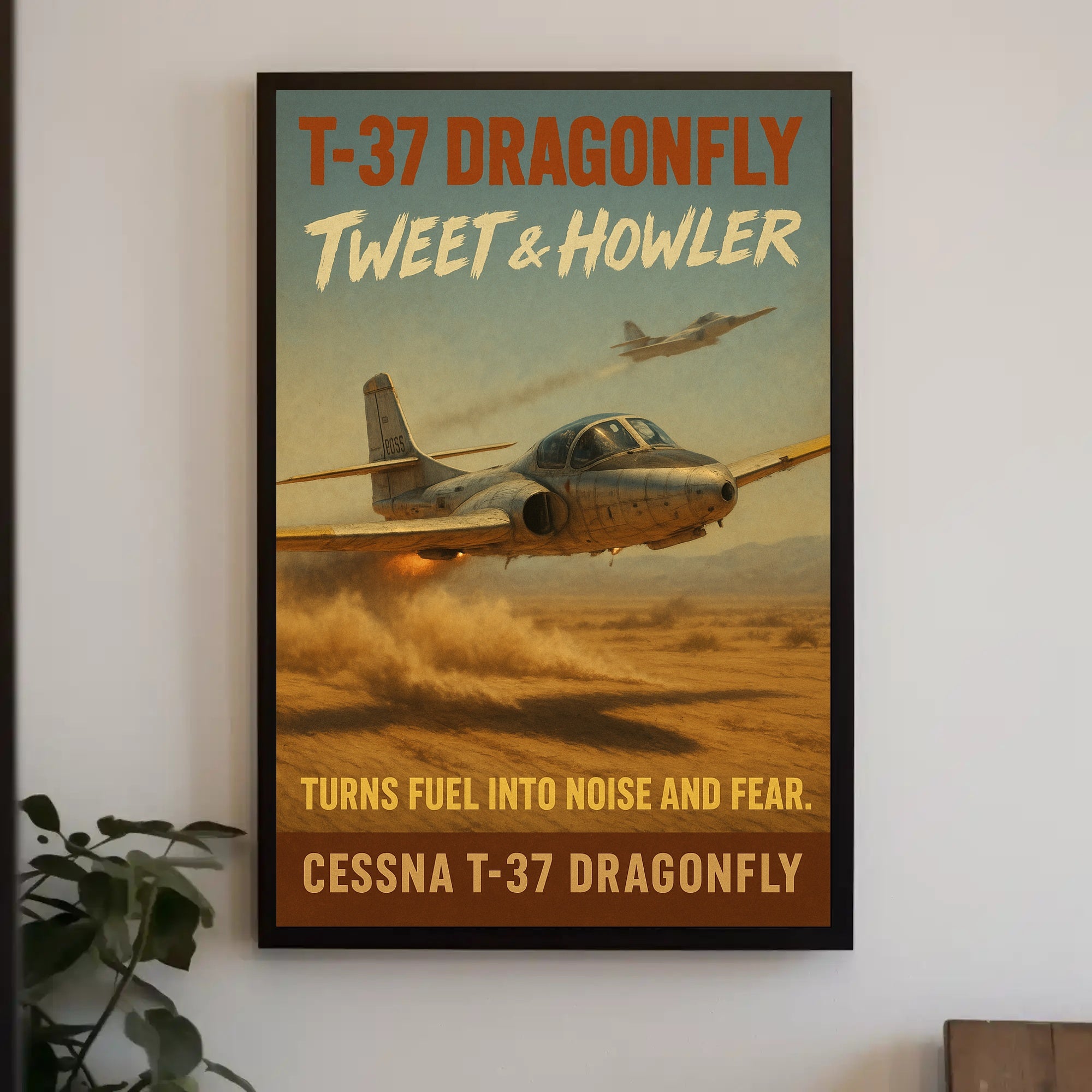 T-37 Dragonfly Military Fighter Jet