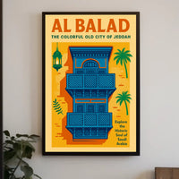 Al Balad The Colorful Old City Of Poster