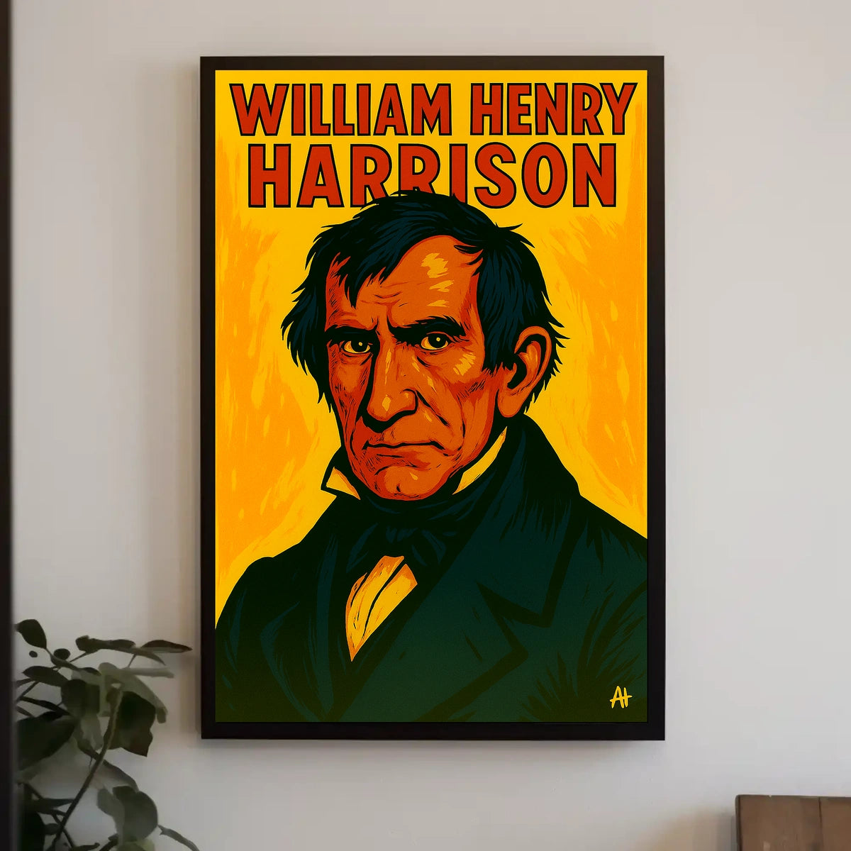 William Henry Harrison Scenic Wanderlust Poster