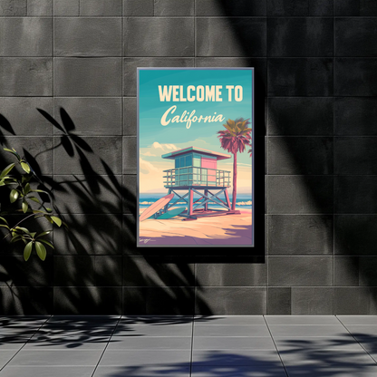 Welcome to California Poster