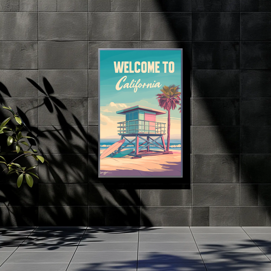 Welcome to California Poster
