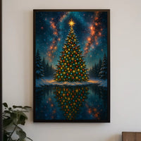 Starlit Christmas Night Poster