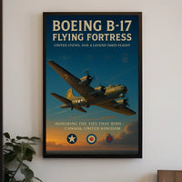 Boeing B-17 Flying Fortress Poster