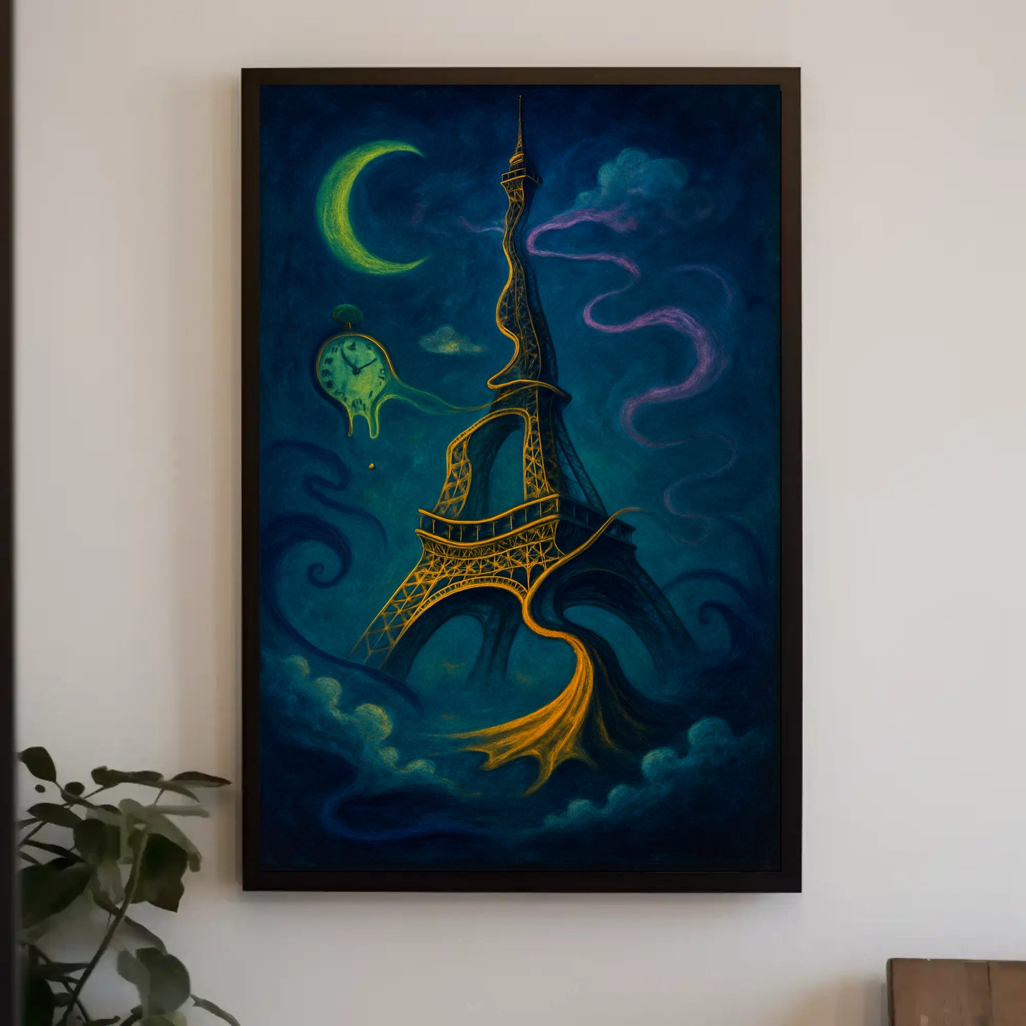 Surreal Parisian Dreamscape Surreal Poster