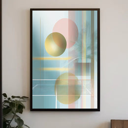 Abstract Geometric Harmony Poster