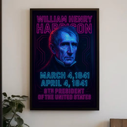 William Henry Harrison 9Th President Poster
