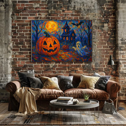 Halloween Night Fantasy Gothic Wanderlust Poster