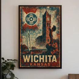 Wichita Heritage Vintage City Pride Poster