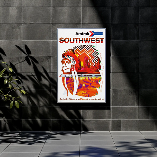 Amtrak Southwest Travel Poster