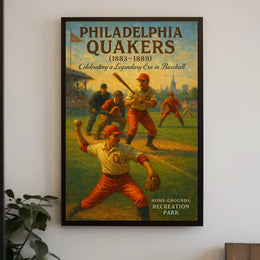 Philadelphia Quakers Celebrating A Poster
