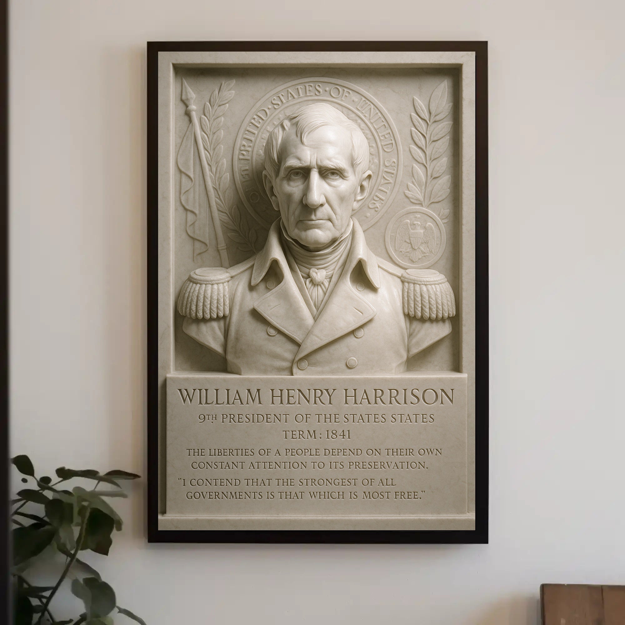 William Henry Harrison 9th President Poster PosterGoat