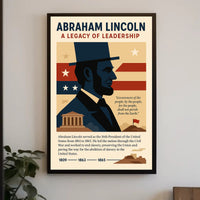 Abraham Lincoln 16th President Poster PosterGoat