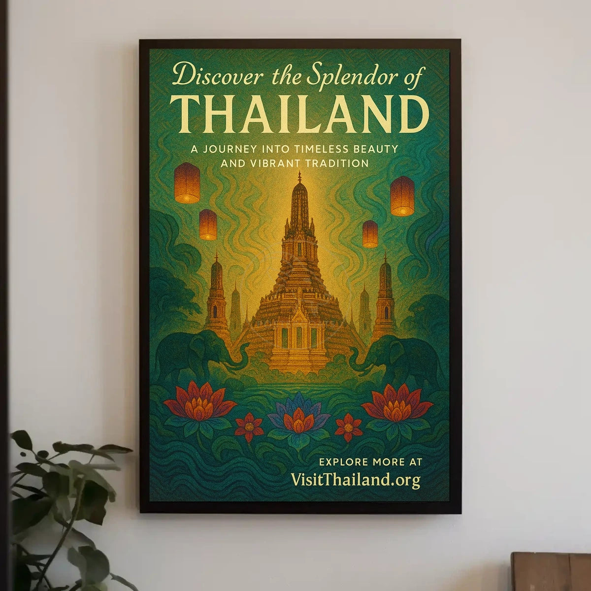 Thailand’s Mystical Beauty: Cultural or Heritage Poster