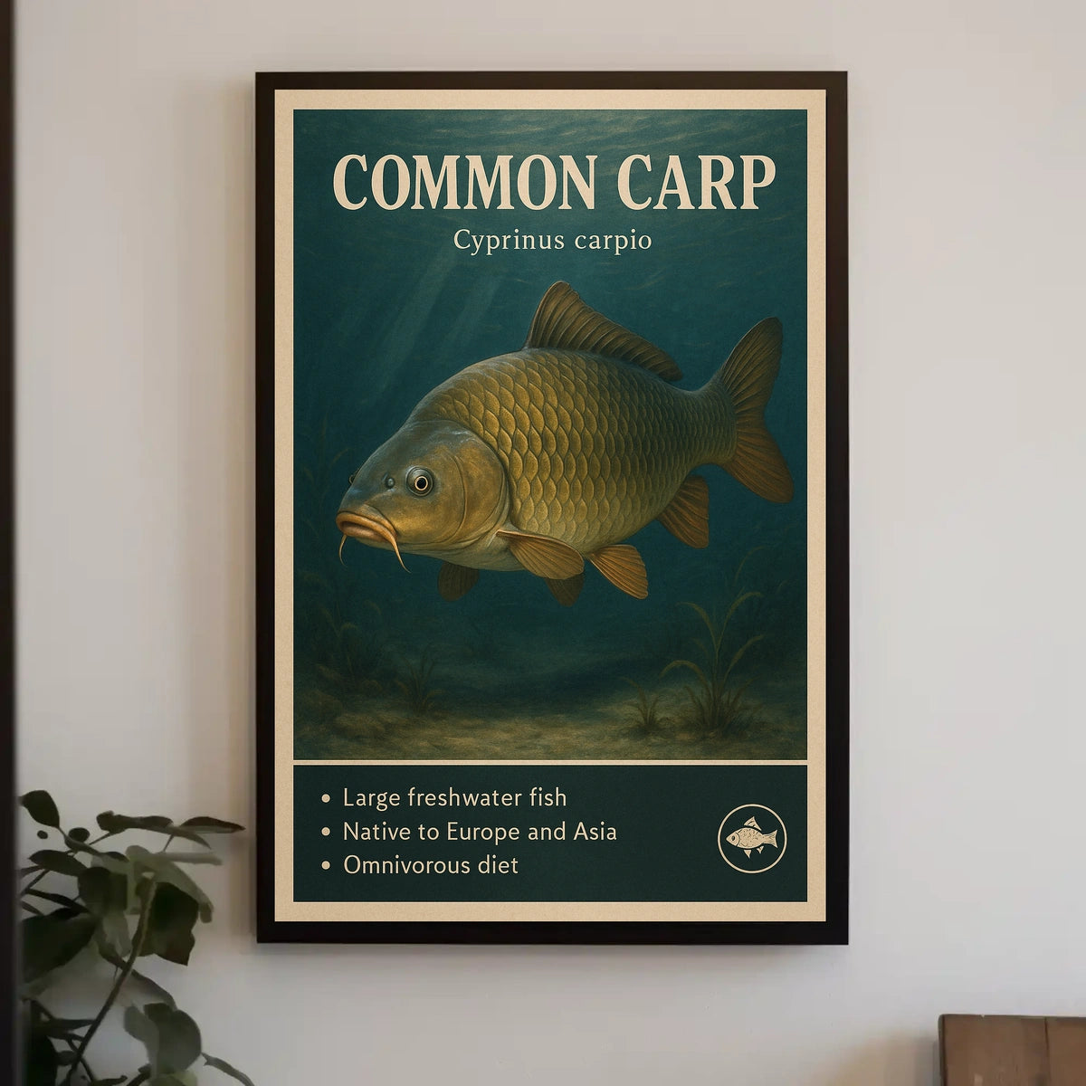 Common Carp Cyprinus carpio Poster