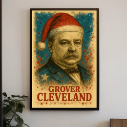 Grover Cleveland 22nd President of the United States Christmas SeriesPoster