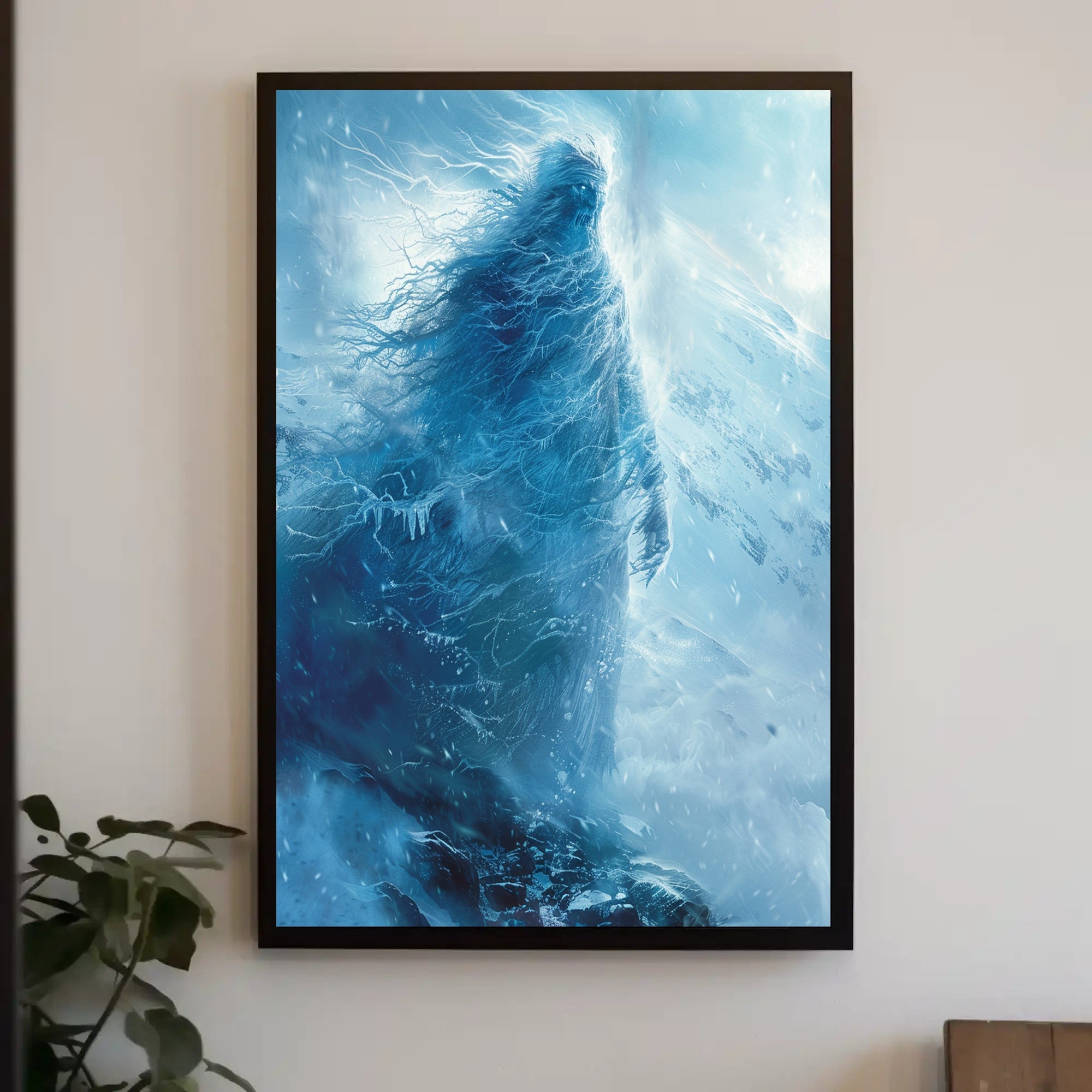 Ethereal Winter Spirit Fantasy Mythology Poster PosterGoat