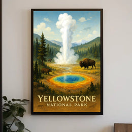 Yellowstone National Park Poster