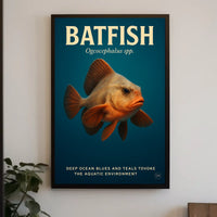Batfish Deep Ocean Wonders Poster