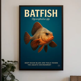 Batfish Deep Ocean Wonders Poster
