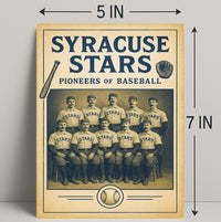 Syracuse Stars Pioneers of Baseball Poster PosterGoat