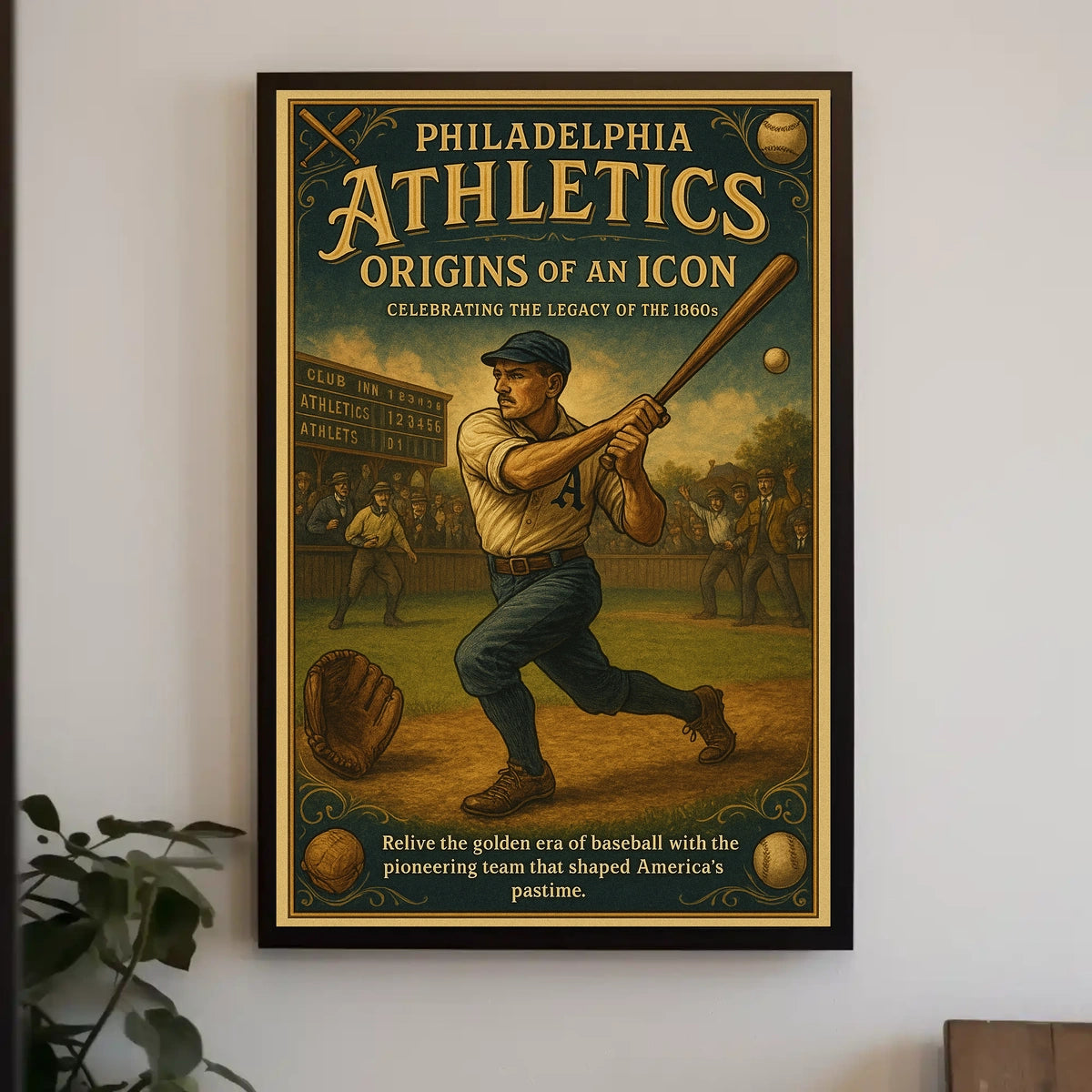 Philadelphia Athletics Origins Of An Poster