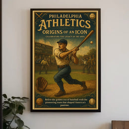 Philadelphia Athletics Origins Of An Poster