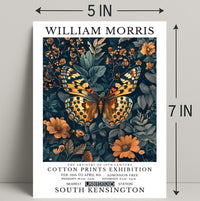 William Morris Exhibition Cotton Prints Cultural or Heritage Poster