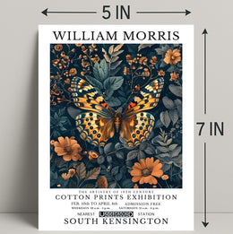 William Morris Exhibition Cotton Prints Cultural or Heritage Poster