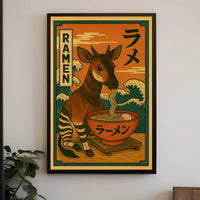 Okapi Ramen Delight Poster