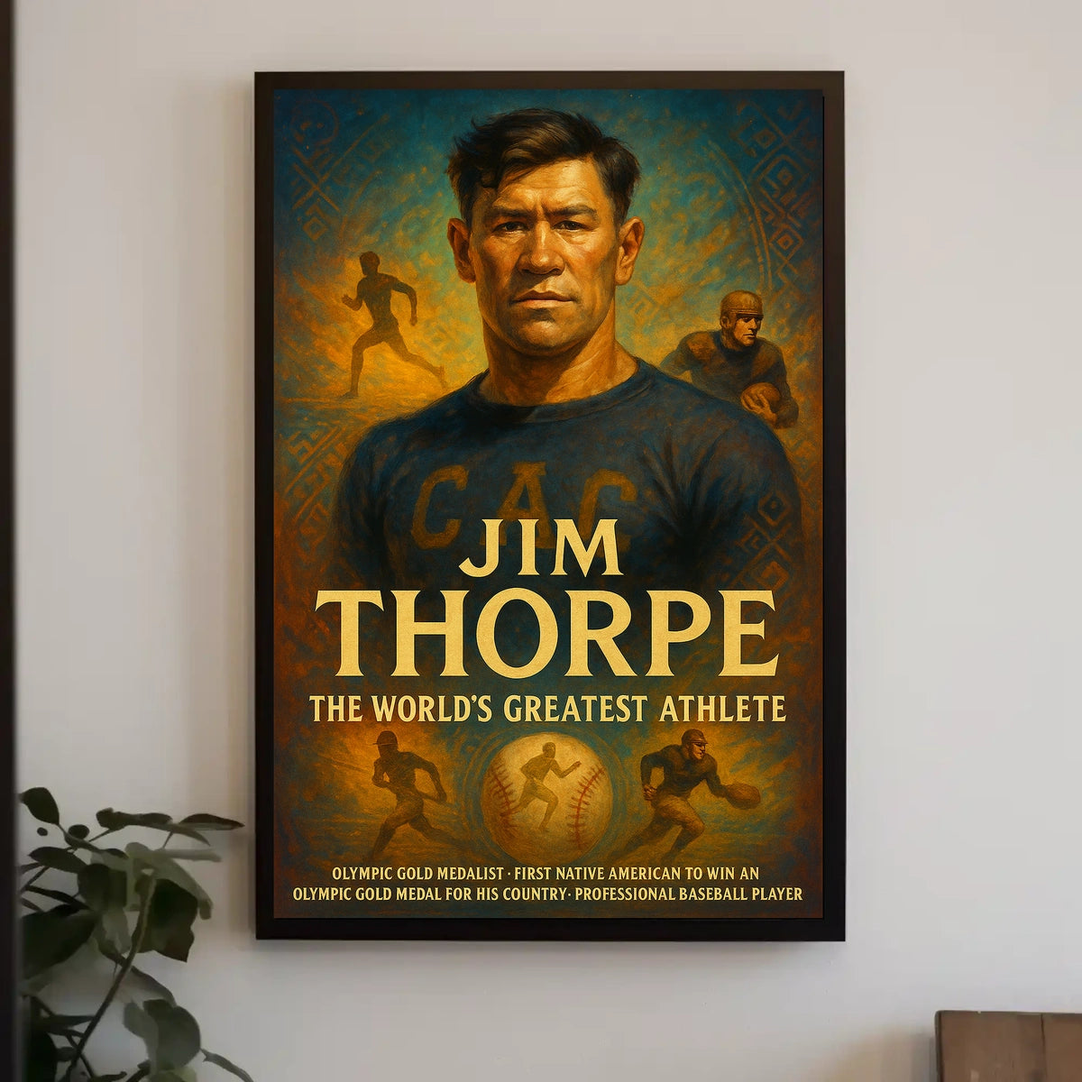 Jim Thorpe The Worlds Greatest Athlete Poster