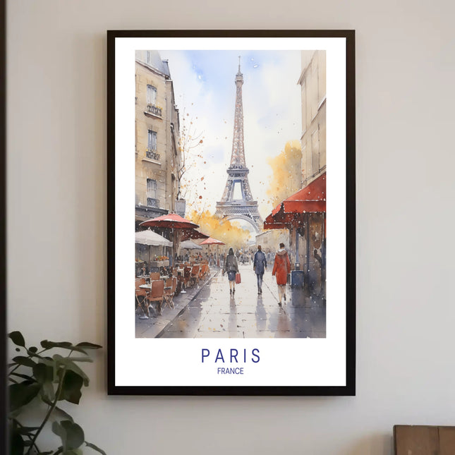Autumn in Paris Poster