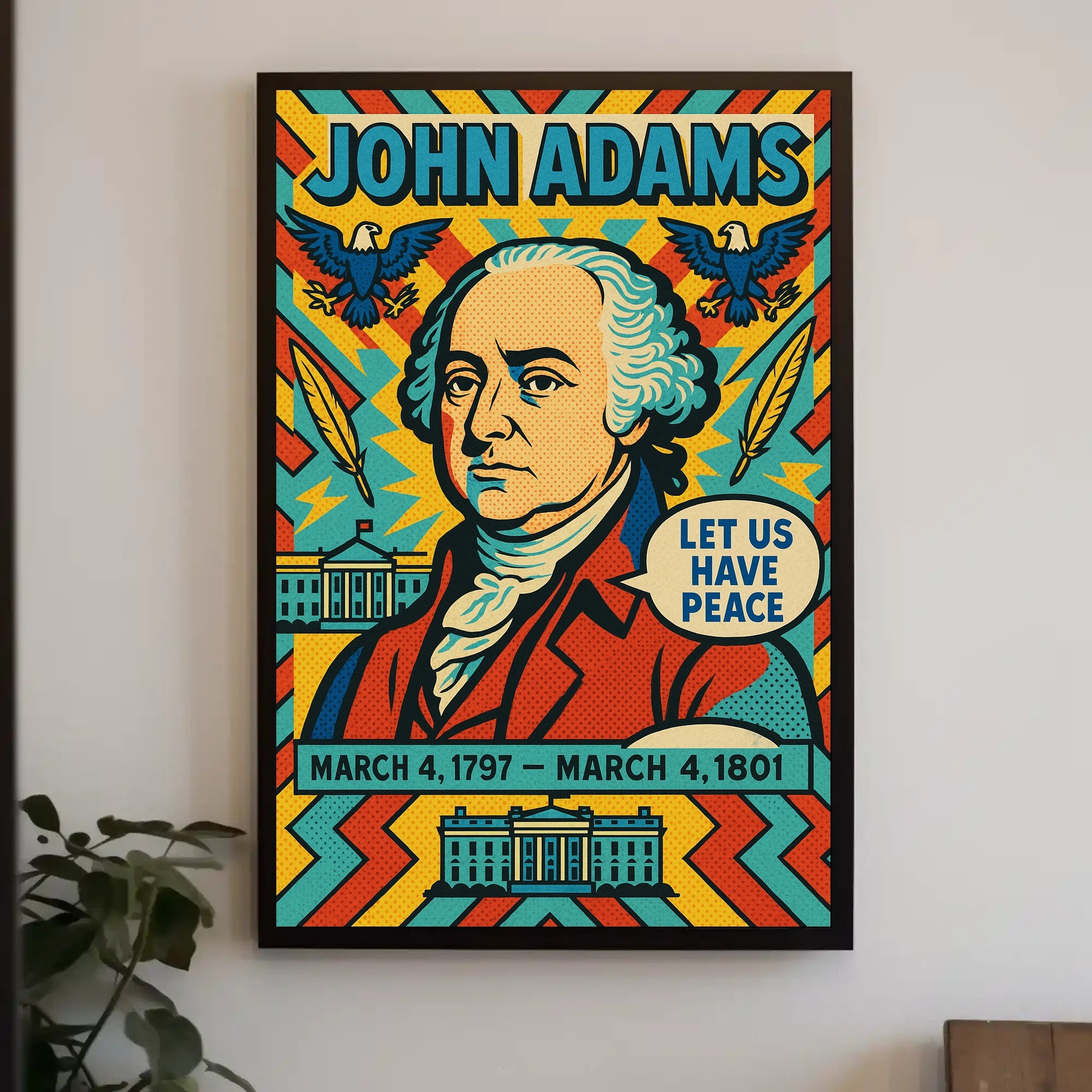 John Adams 2nd President Poster PosterGoat