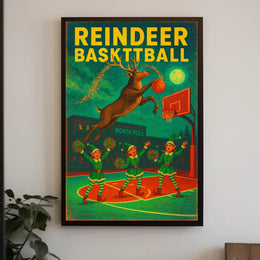 Reindeer Basketball Extravaganza Poster